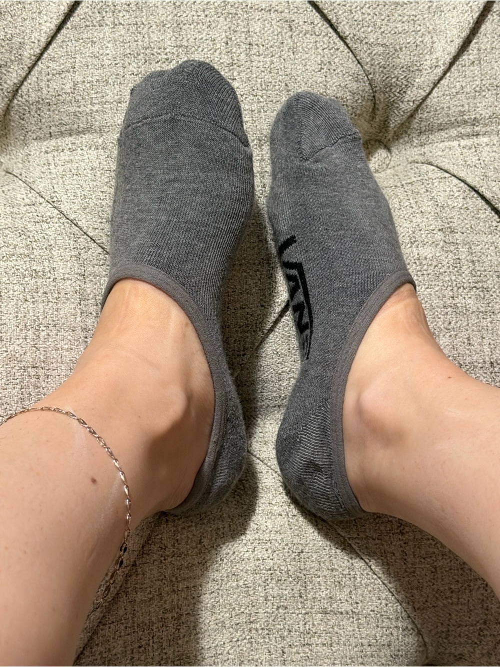 Vans Low-Cut No-Show Socks - Gray